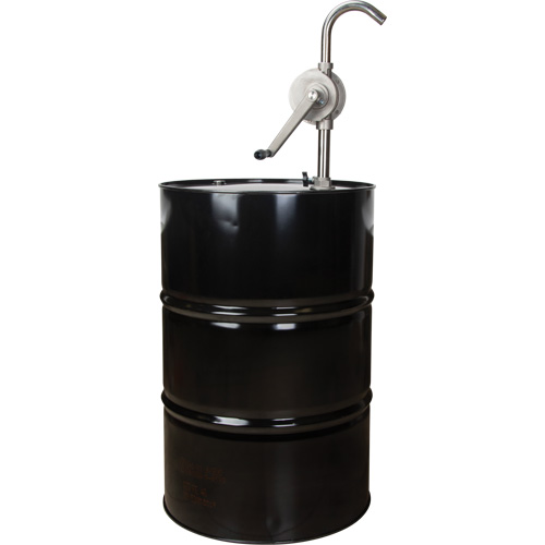 Pompe rotative pour baril, Acier inoxydable, Pour capacit&eacute; 55 gal., 12 oz/course Kelford