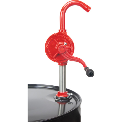 Pompe rotative pour baril, Fonte/Acier, Pour capacit&eacute; 30-55 gal., 8 oz/course Kelford