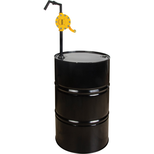 Pompe rotative pour baril, Polypropyl&egrave;ne, Pour capacit&eacute; 15 - 55 gal. US, 8 oz/course Kelford
