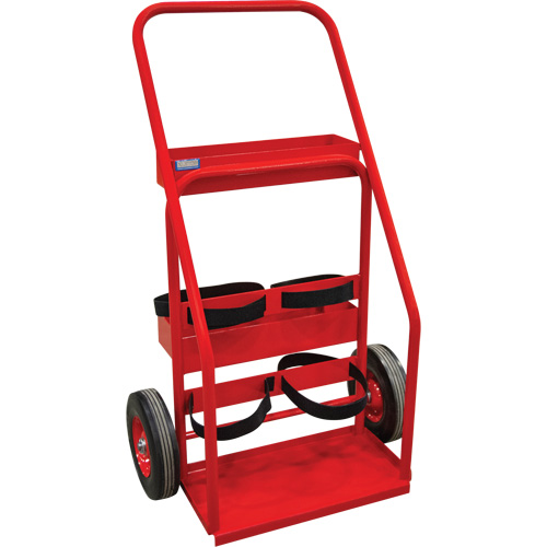 Chariot de prevention d'incendie pour travaux &agrave; chaud, Roues Semi-pneumatique, Base de 17,75" la x 8,9" lo, 100 lb Kelford