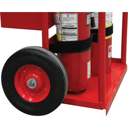 Chariot de prevention d'incendie pour travaux &agrave; chaud, Roues Semi-pneumatique, Base de 17,75" la x 8,9" lo, 100 lb Kelford