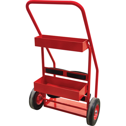 Chariot de prevention d'incendie pour travaux &agrave; chaud, Roues Semi-pneumatique, Base de 17,75" la x 8,9" lo, 100 lb Kelford