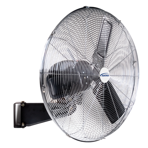 Non-Oscillating Wall Fan, Industrial, 2 Speed, 30" Diameter Kelford