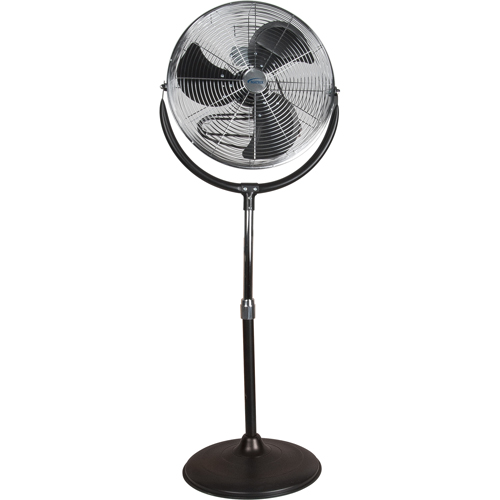 Ventilateur sur pi&eacute;destal haute vitesse, Commercial, 3 Vitesses, Diam&egrave;tre de 20" Kelford