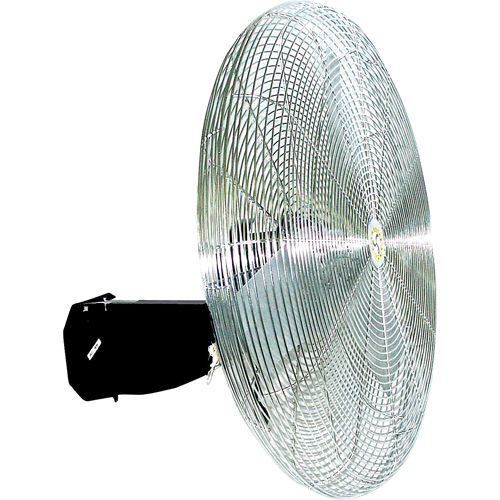 Ventilateur mural oscillant, Industriel, 3 vitesses, Diam&egrave;tre de 30" Kelford