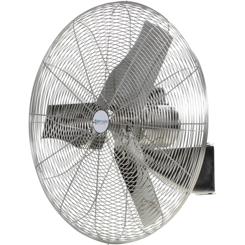 Stainless Steel Food Service Washdown Air Circulating Fans, Industrial, 1 Speed, 24" Diameter Kelford