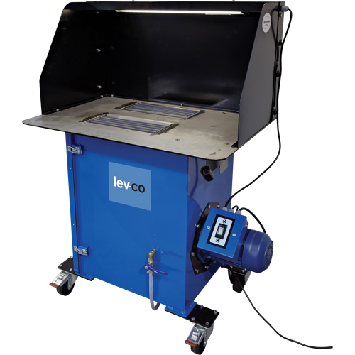 Cabines &agrave; ventilation verticale s&eacute;rie Sledgehammer, 120 V, 1200 pi³/min, 35" la x 24" l Kelford