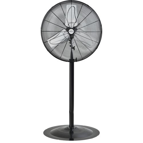 Ventilateur oscillant sur socle, Robuste, 2 Vitesses, Diam&egrave;tre de 24" Kelford