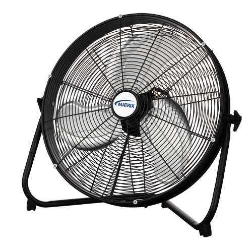 High Velocity Floor Fan, Commercial, 3 Speed, 20" Diameter Kelford