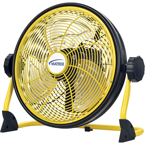 Rechargeable Indoor/Outdoor Fan with USB port, Commercial, Variable Speed, 12" Diameter Kelford