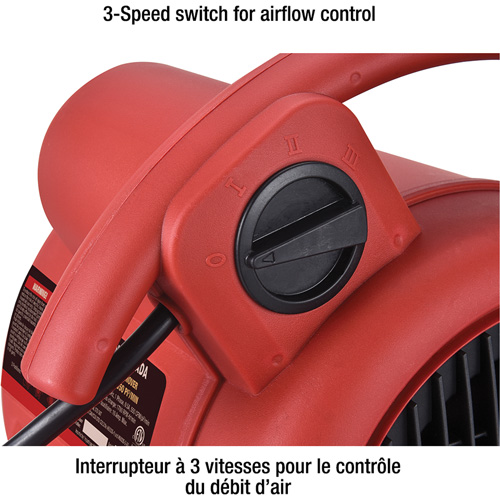 Appareil de ventilation, 550 pi³/min Kelford