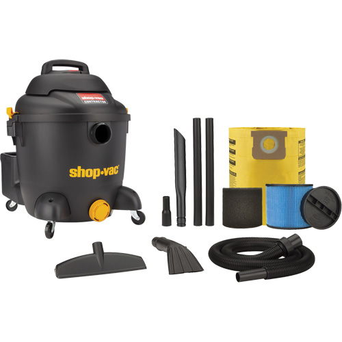 Aspirateur pour atelier, Secs-humides, 4,5 CV, 10 gal. US (37,9 litres) Kelford