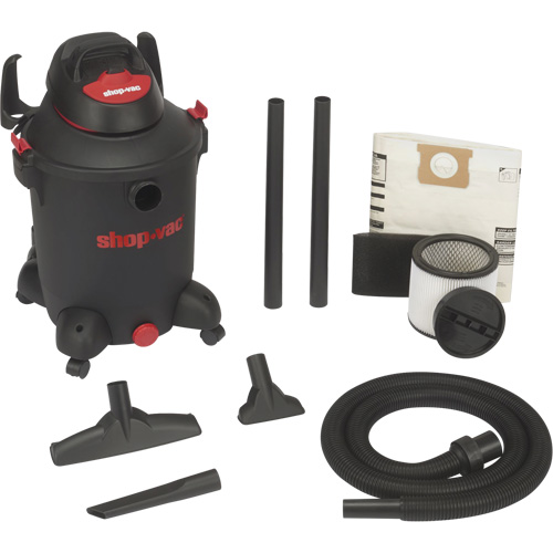 Aspirateur utilitaire pour atelier, Secs-humides, 5 CV, 10 gal. US (37,9 litres) Kelford