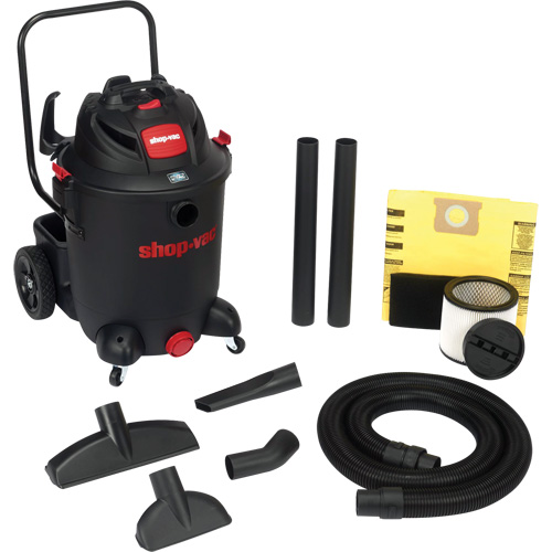 Aspirateur utilitaire pour atelier SVX2 avec chariot, Secs-humides, 6,5 CV, 14 gal. US (53 litres) Kelford