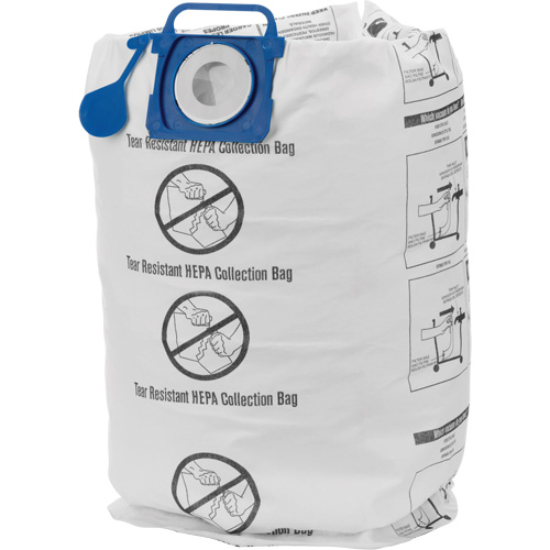 Genuine HEPA Tear-Resistant Filter Bags, 12 - 20 US gal. Kelford
