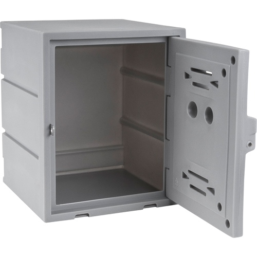 Locker, 15" x 15" x 18", Grey, Assembled Kelford