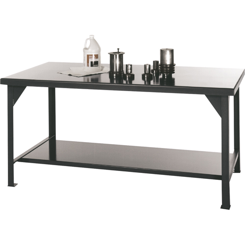 Shop Tables, Steel Surface, 72" W x 36" D x 34" H Kelford