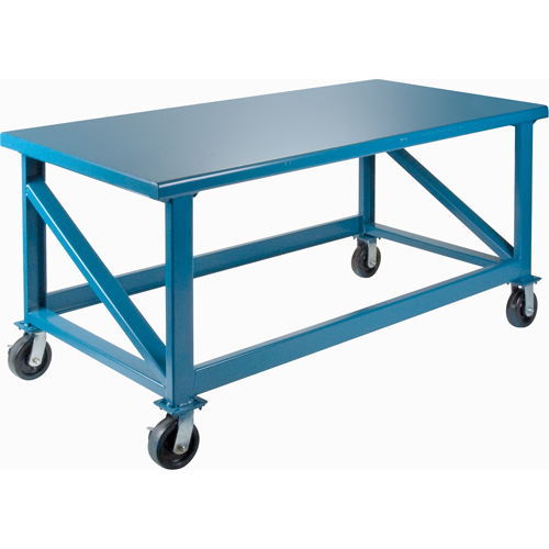 Extra Heavy-Duty Workbenches - All-Welded Benches, Steel Surface Kelford