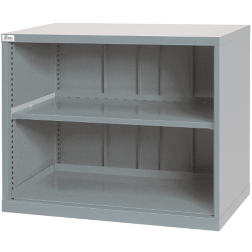 Shelf Cabinets, Steel, 33-1/2" H x 40-1/4" W x 22-1/2" D, Light Grey Kelford