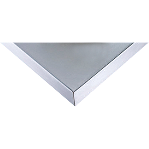 Dessus d'&eacute;tabli en acier inoxydable 304 avec &acirc;me en bois, 24" p x 48" la, 1-3/4" d'&eacute;paisseur Kelford