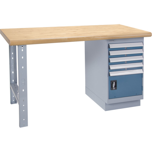 Workbench, Door w/ Drawer Combination, 2500 lbs. Cap., 72" W x 36" D, 34" H Kelford