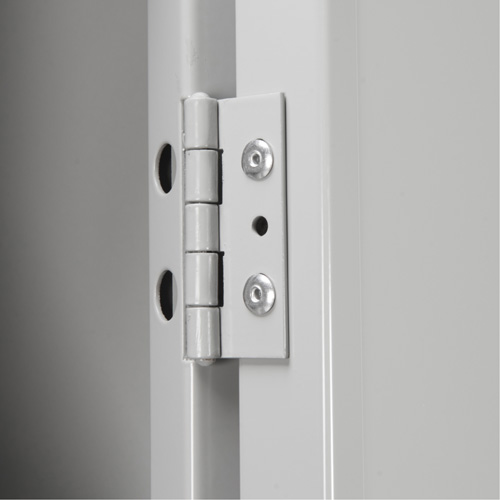 Clean Line Lockers, 2 -tier, Bank of 4, 48" x 18" x 72", Steel, Beige, Rivet (Assembled) Kelford