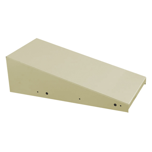 Clean Line Economy Lockers Slope Top, 3 Bank, 18" D x 36" W x 6" H, Beige, Steel Kelford