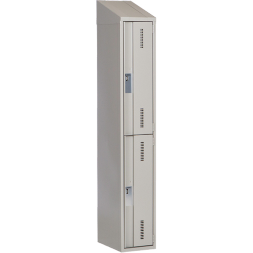 Casiers robustes Concorde, 2 niveaux, 12" x 18" x 78", Acier, Gris, Soud&eacute; (assembl&eacute;) Kelford