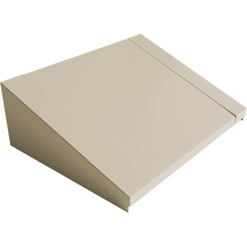 Dessus inclin&eacute; pour casiers robustes enti&egrave;rement soud&eacute; Concorde, Bloc de 2, 18" p x 24" la x 6" ha, Beige, Acier Kelford