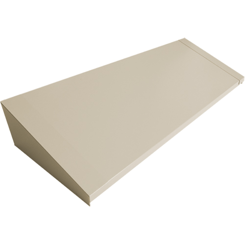 All-Welded Concorde - Heavy-Duty Lockers Sloping Top, 4 Bank, 18" D x 48" W x 6" H, Beige, Steel Kelford