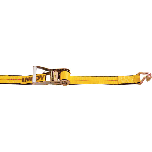 Ratchet Strap, Wire Hook, 2" W x 30' L, 3333 lbs. (1511 kg) Working Load Limit Kelford