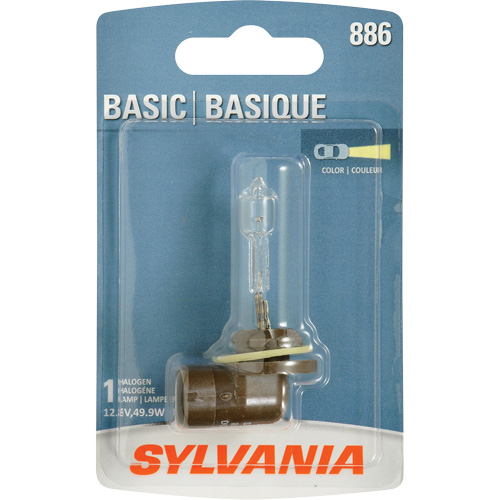 886 Phare antibrouillard de base, Halog&egrave;ne, 50 W, Blanc cass&eacute; Kelford