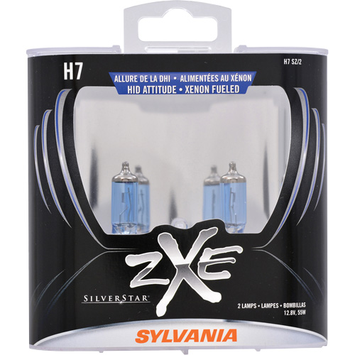 H7 SilverStar&reg; zXe Headlight Bulb, Halogen/HID, 56 W, White Kelford