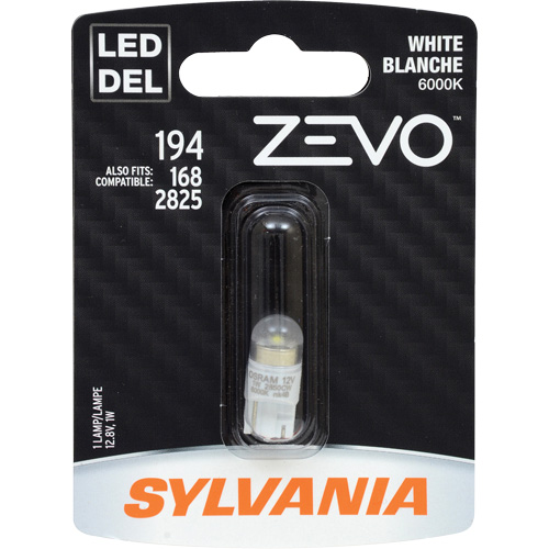 195 Zevo&reg; Mini Automotive Bulb, LED, 0.7 W, White Kelford