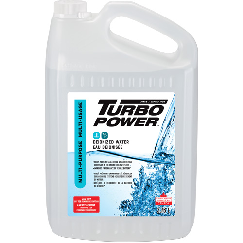 Eau d&eacute;sionis&eacute;e &agrave; usages multiples Turbo Power, Cruche Kelford
