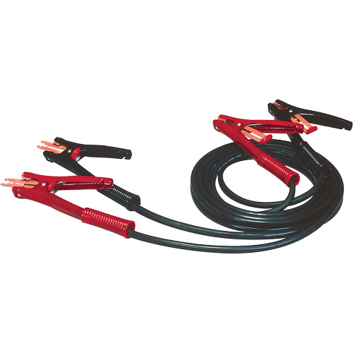 Heavy-Duty Booster Cable with Flexi-Spring Strain, 5 AWG, 500 A, 12' Cable Kelford