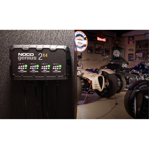 Chargeur de batterie 4 sorties de 8 A Genius 2X4 Kelford