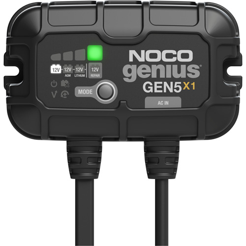Chargeur de batterie embarqu&eacute; &agrave; 1 sortie de 5 amp&egrave;res Gen5X1 Genius Kelford