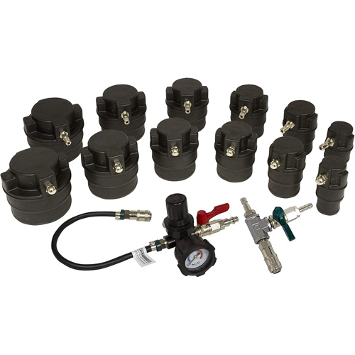 Trousse de test de syst&egrave;me d'air de turbocompresseur avec adaptateur pour fum&eacute;e Kelford