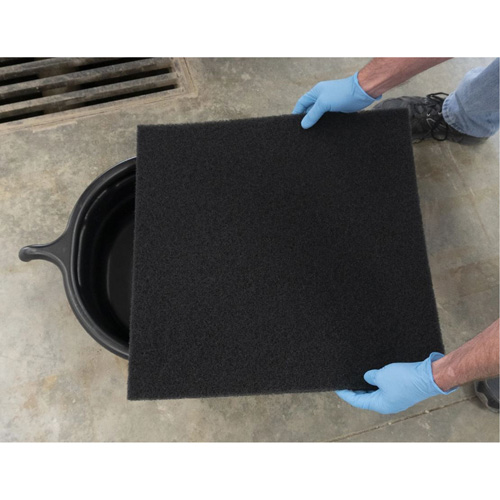 Black Oval Drain Pan Kelford