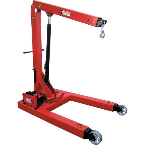 Grue pneumatique hydraulique pour sol, Capacit&eacute; 6000 lb (3 tonnes) Kelford