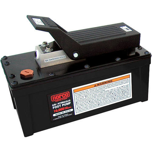 Pompe hydraulique &agrave; air de 10 000 PSI op&eacute;r&eacute;e par le pied Kelford