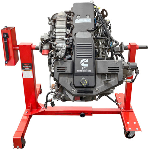 75:1 Gear-Driven Engine Stand, 1 tons Capacity, 42" H Kelford