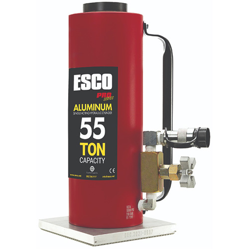 Heavy-Duty Lightweight Hydraulic Jack, 10" Stroke, 55 Ton(s) Capacity, 10000 PSI Kelford