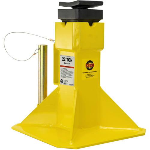 Crics avec sellette du dessus r&eacute;glable &agrave; vis, Tige verrouillable, 15-1/2" - 20-1/2" h Kelford