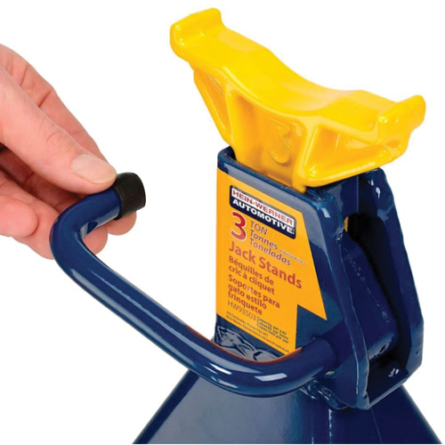 Chandelles, Poign&eacute;e/rochet verrouillable, Capacit&eacute; de 3 tonnes, 19" h Kelford