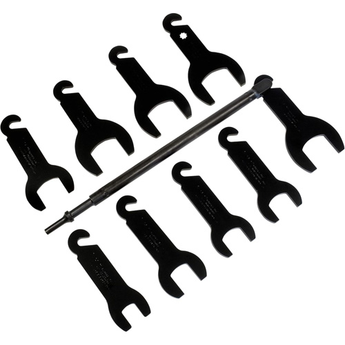 10-Piece Pneumatic Fan Clutch Wrench Set Kelford