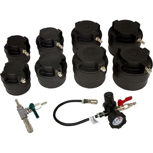 10-Piece HD Turbo Air System Test Kit with Smoke Adapter Kelford