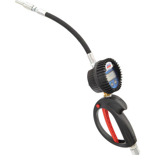 D&eacute;bitm&egrave;tre &eacute;lectronique de lubrifiant avec rallonge flexible &agrave; 90° Kelford