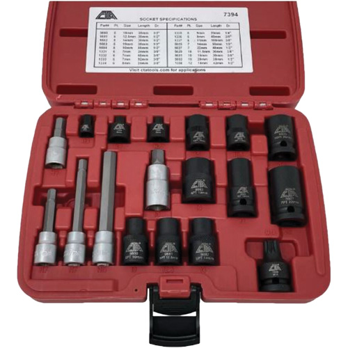 18-Piece Brake Caliper Socket Set Kelford